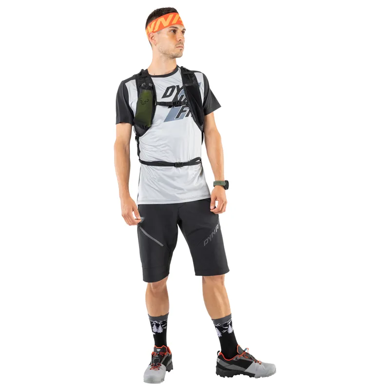 Dynafit Stay Fast Running Socks in Black Out-2